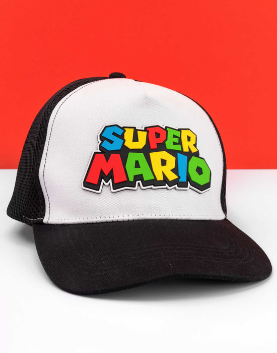  The Super Mario hat is made from 100% cotton making them safe, practical and durable! The Mario baseball cap is awesome for keeping your head cool and dry on the go all year round and makes a perfect sun block hat!