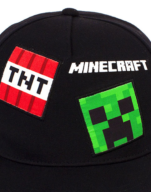 Top Minecraft Cap Minecraft Cap For Boys TNT Green Creeper Snapback Hat - Black — Vanilla ...