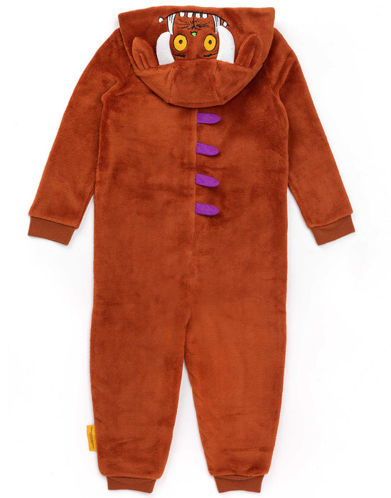 The Gruffalo Onesie For Kids Fluffy Character Pyjamas - Brown