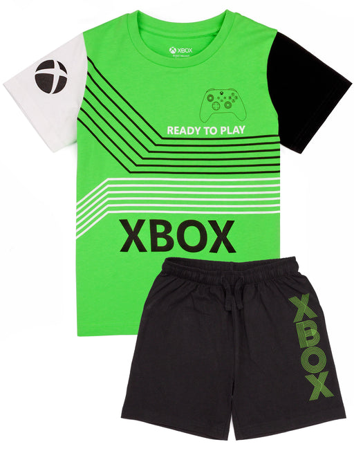 XBOX Boy's Short Pyjamas - Green