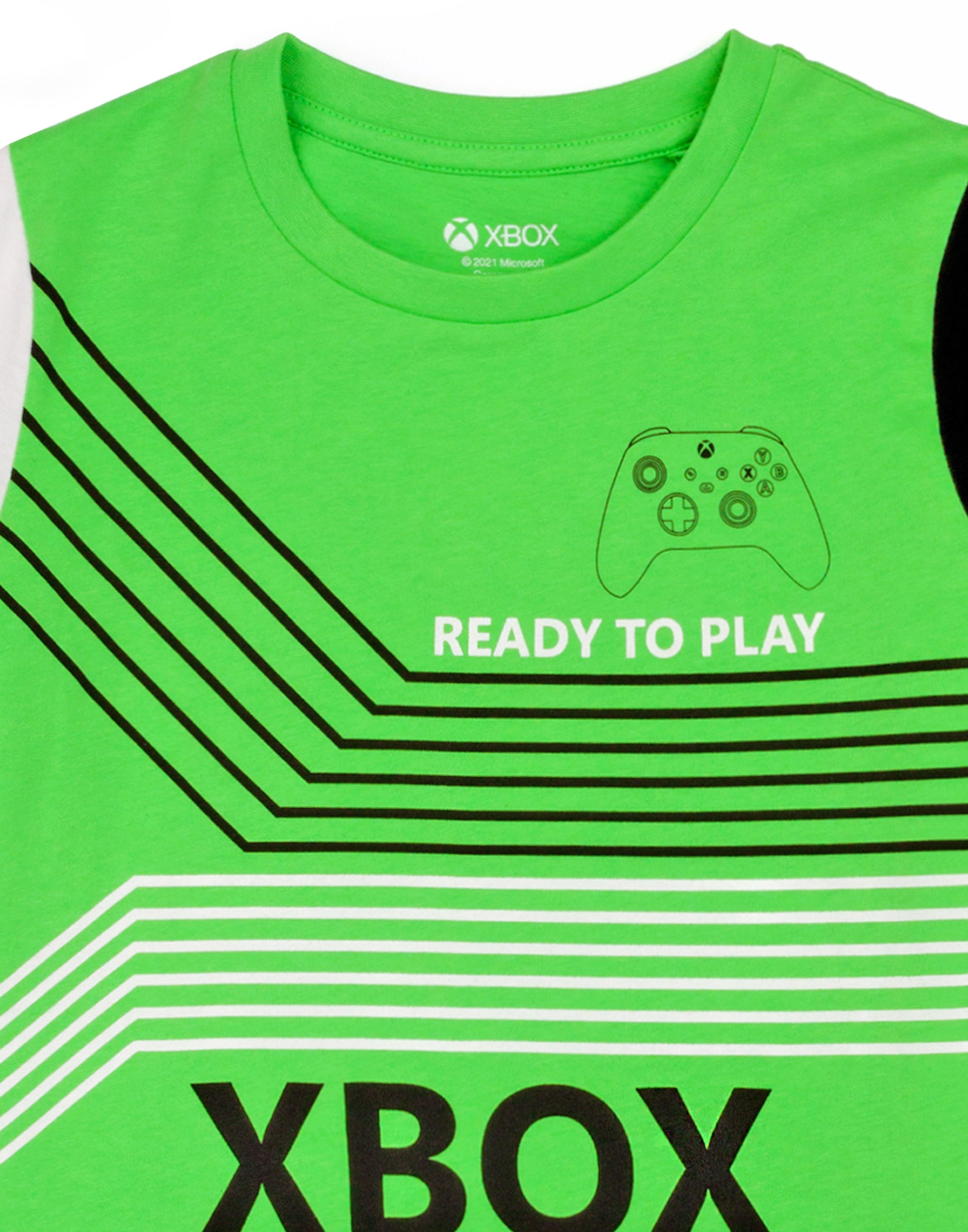 XBOX Boy's Short Pyjamas - Green — Vanilla Underground