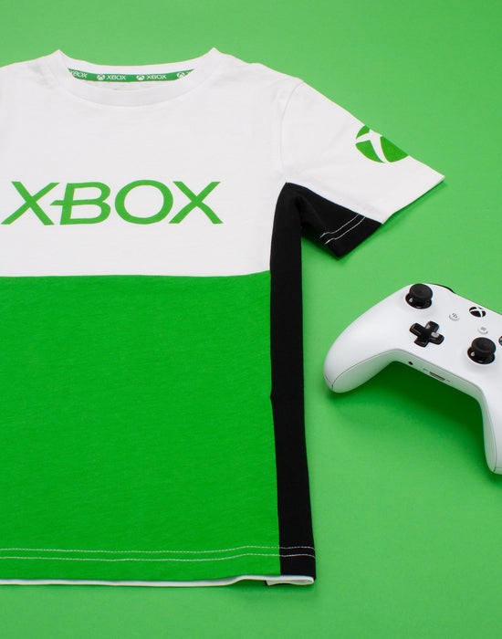 Xbox Colour Block Boy's Gaming T-Shirt
