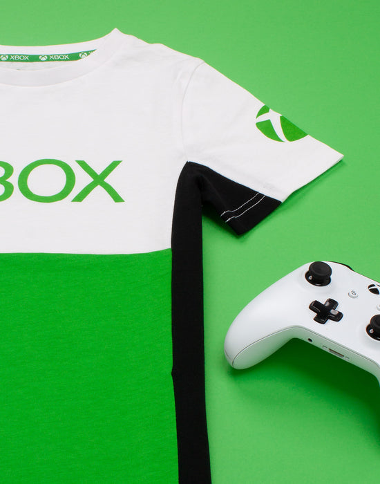 Xbox Colour Block Boy's Gaming T-Shirt