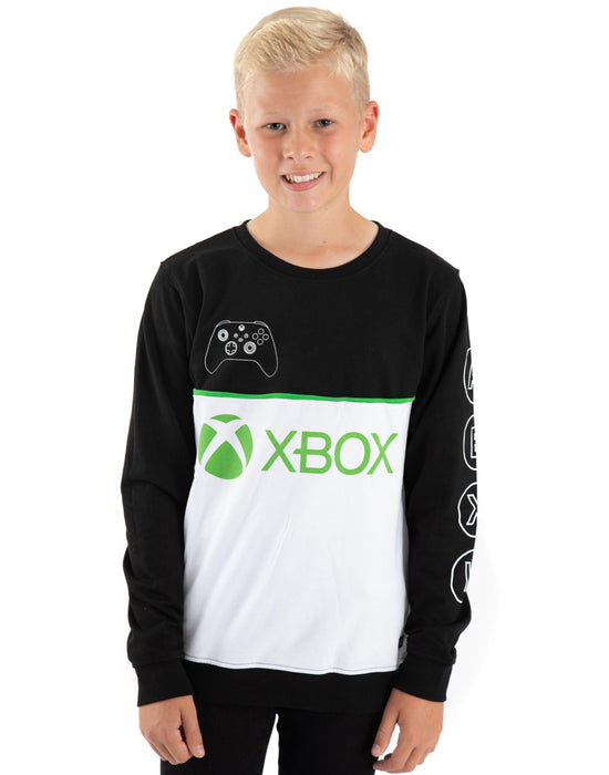 XBOX Sweatshirt For Boys Console Hoodie Merchandise - Black