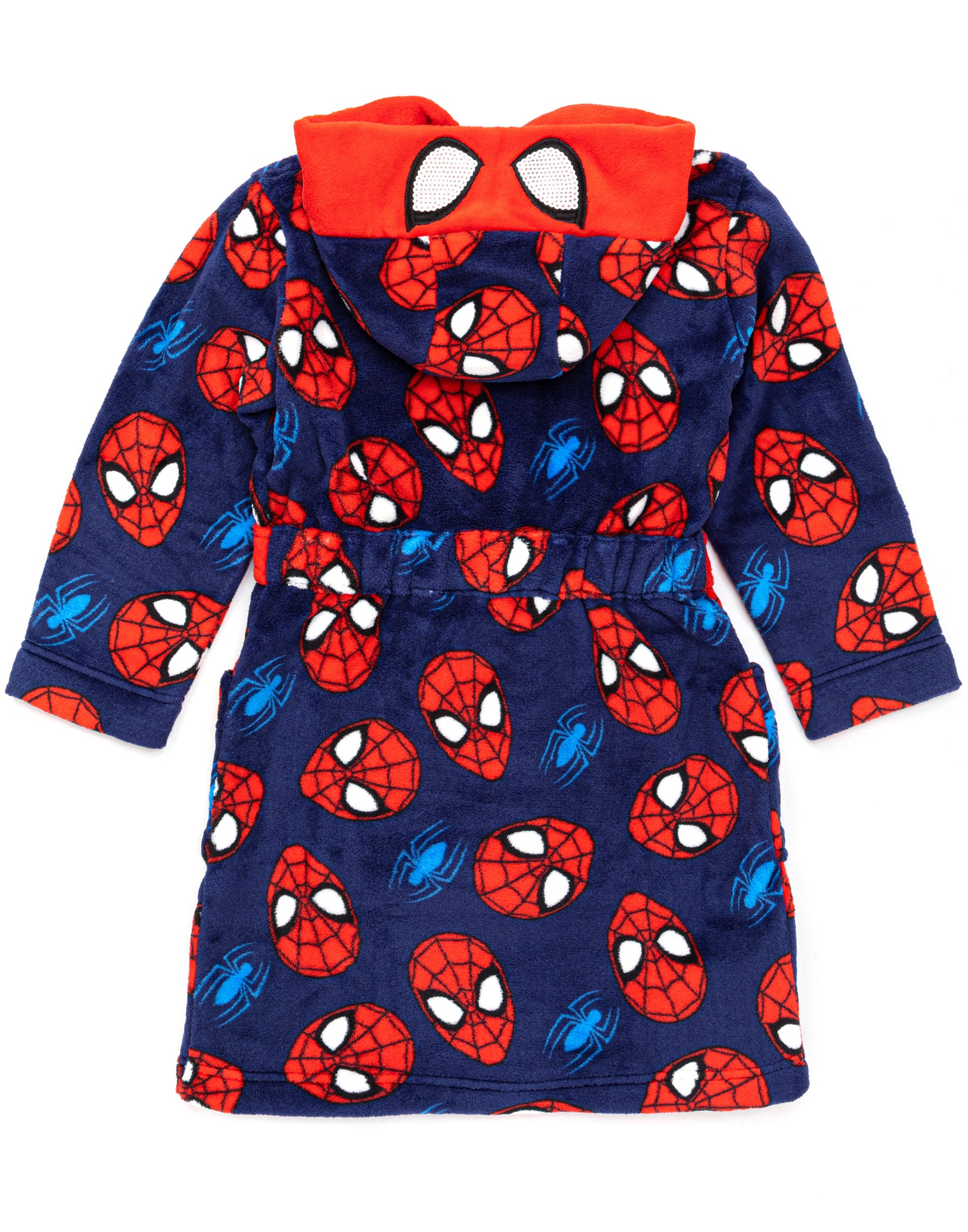 Marvel SpiderMan Dressing Gown For Boys Superhero Cosplay Blue