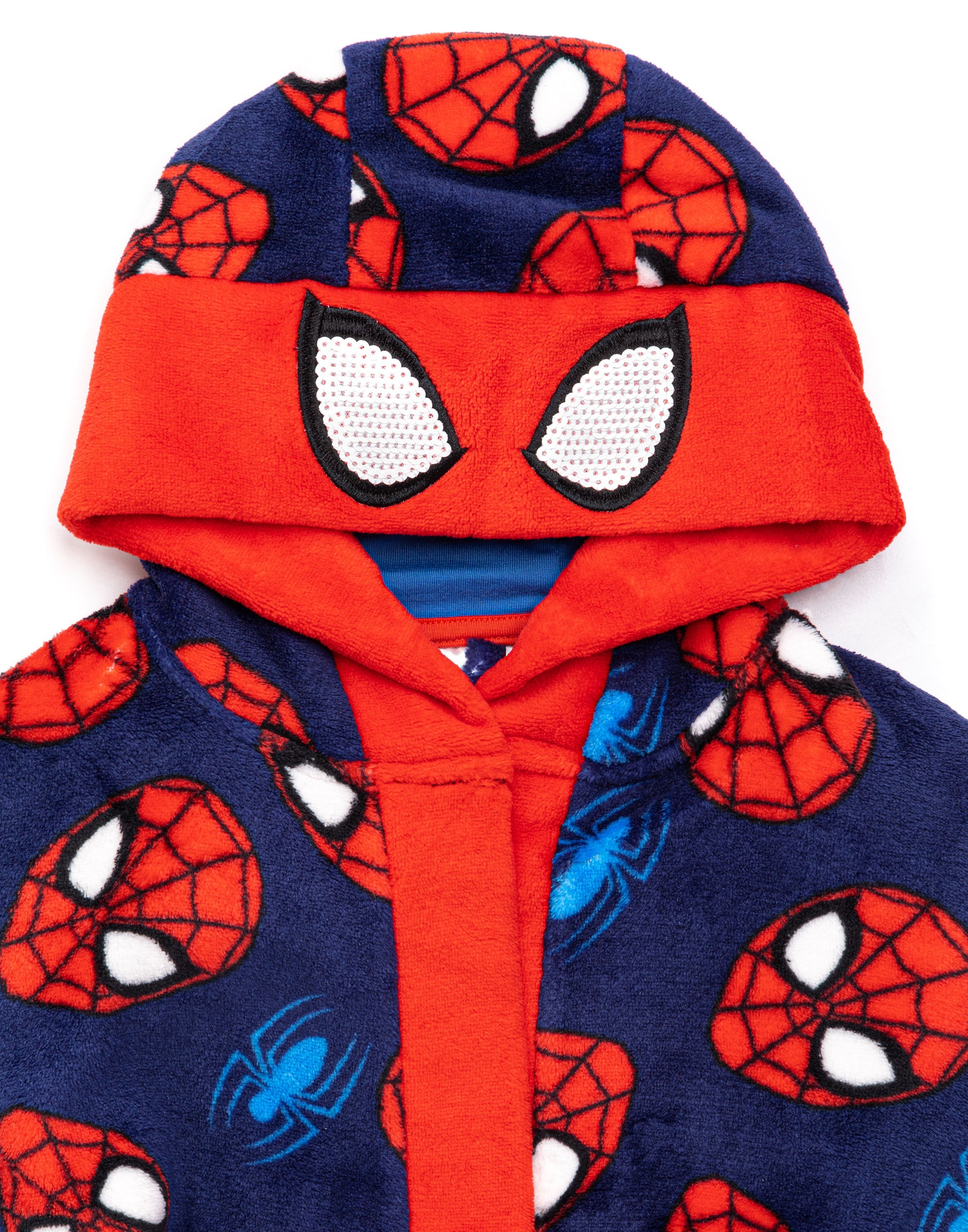 Marvel Spider-Man Dressing Gown For Boys Superhero Cosplay - Blue ...