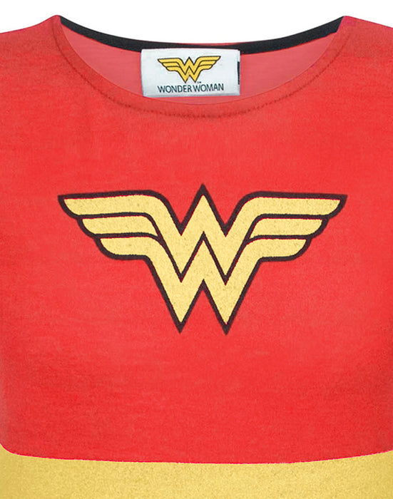Wonder Woman Girls Costume Dress - Red