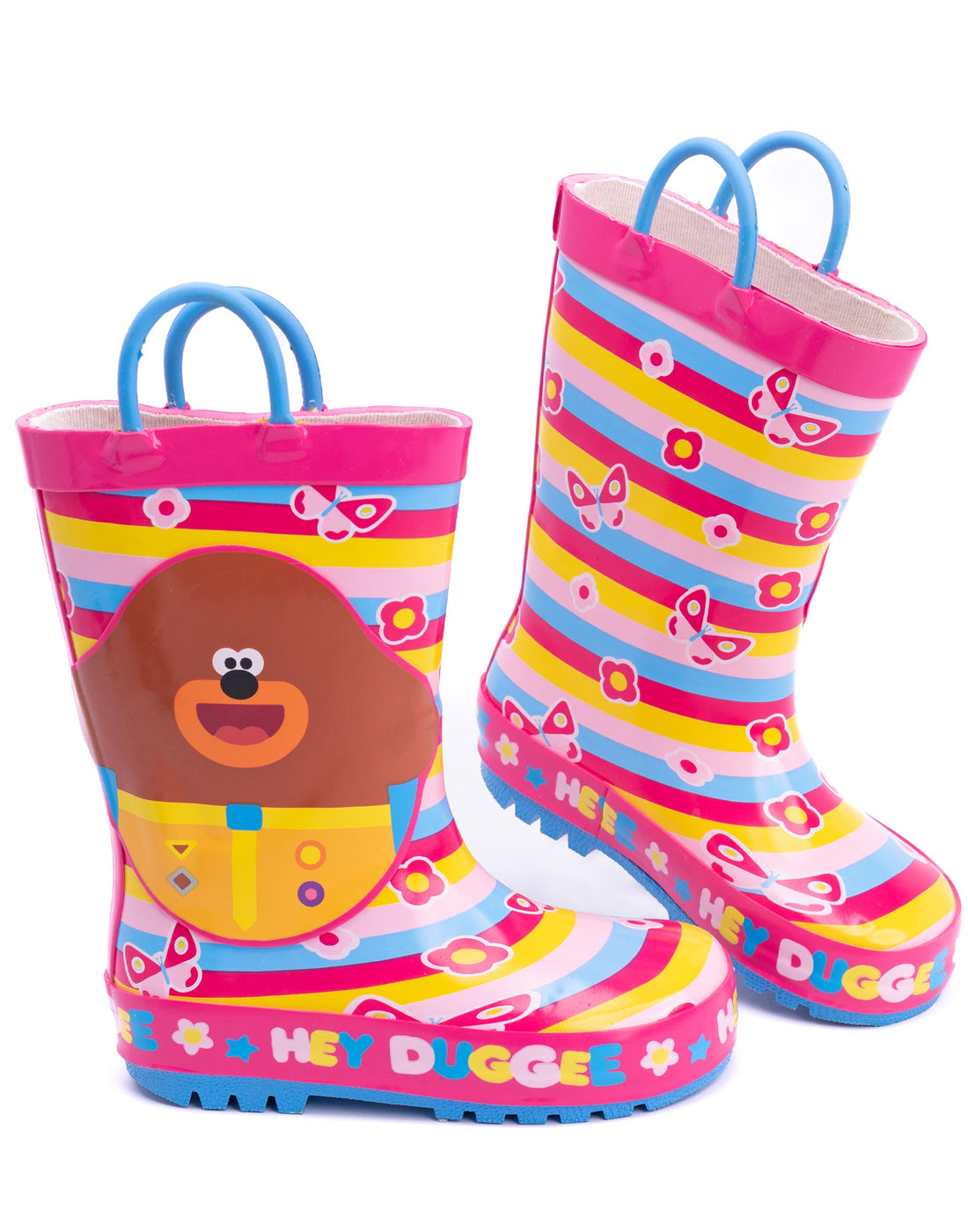 Hey Duggee Girls Wellies Children's Wellington Carry Handle Snow Boots