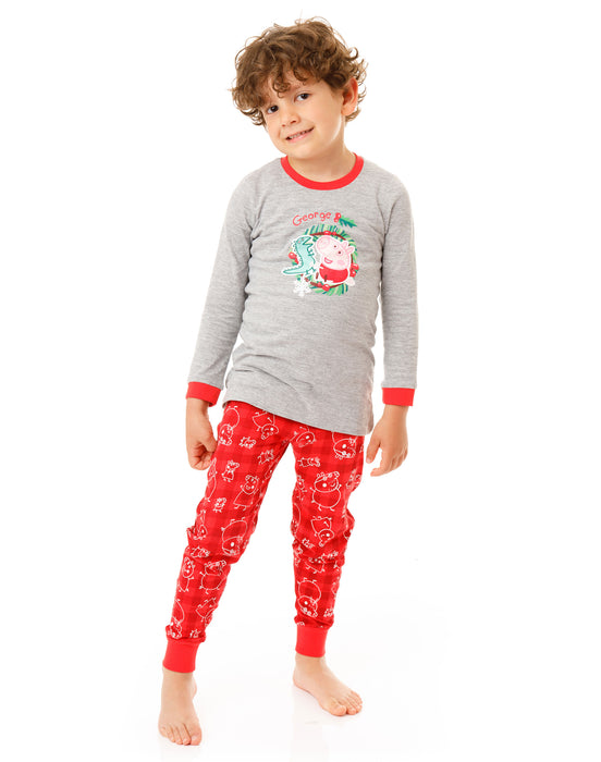 Peppa Pig - George - Christmas Family Pyjamas - Boys