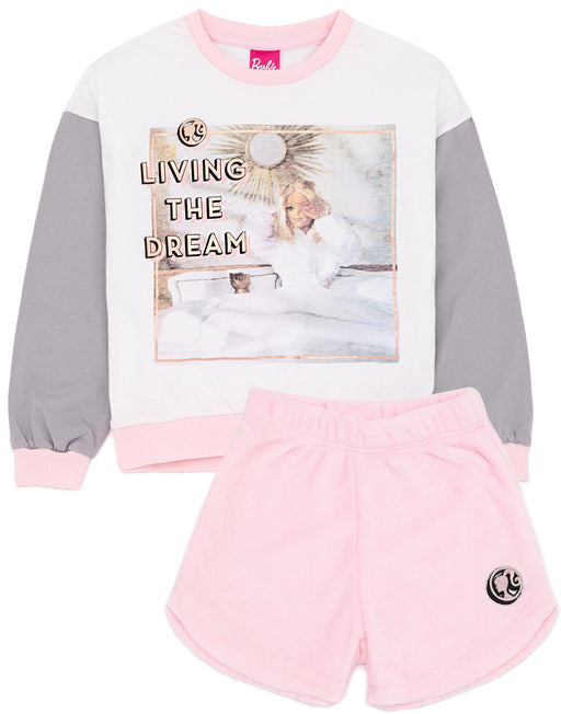 Barbie Fleece Girls Pyjamas