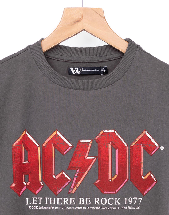 AC/DC Band T Shirt Kids - Charcoal — Vanilla Underground