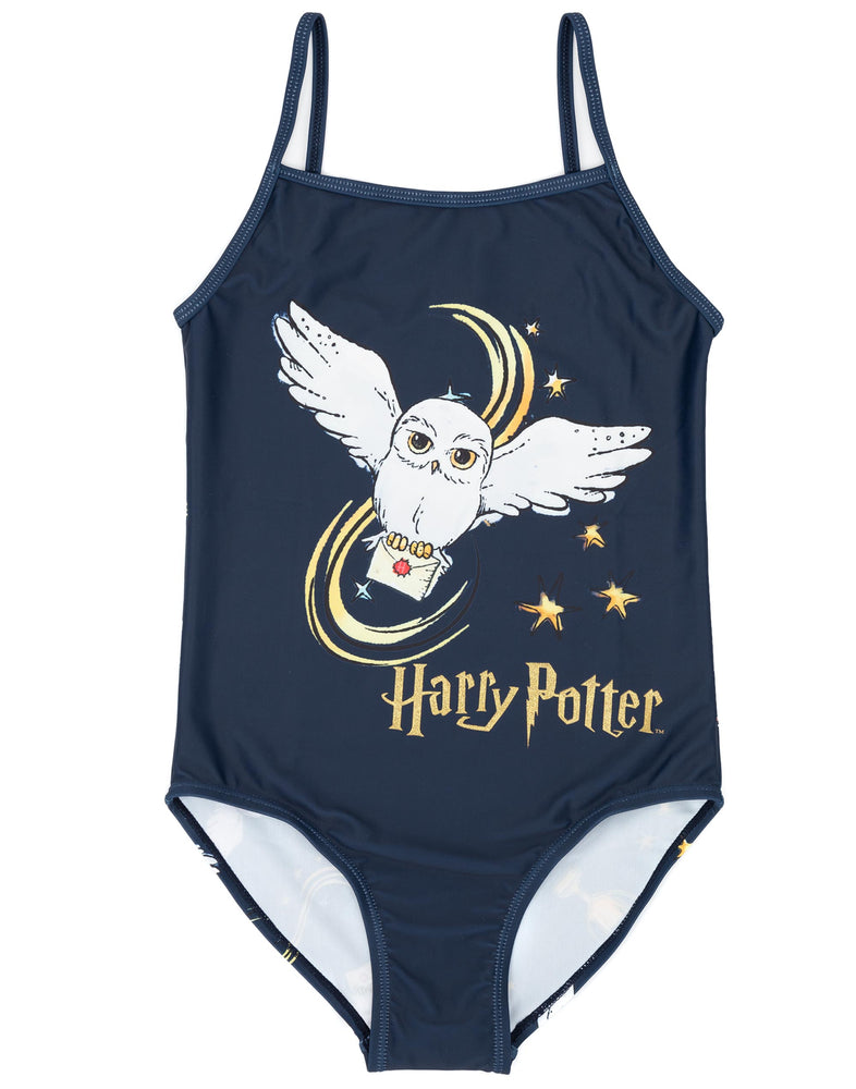 Harry Potter Hogwarts Girls Navy Swimsuit