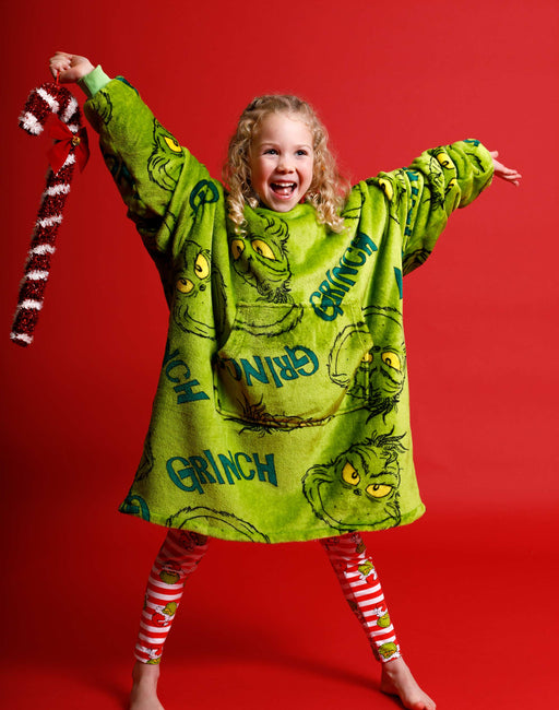 The Grinch Kids 'VUddie' Oversized Blanket Hoodie