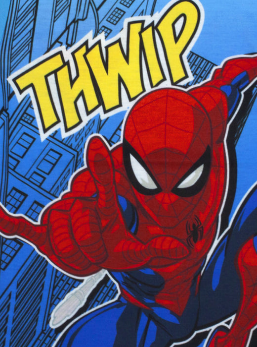 Marvel Spider-Man Boy's Cotton Pyjamas - Blue