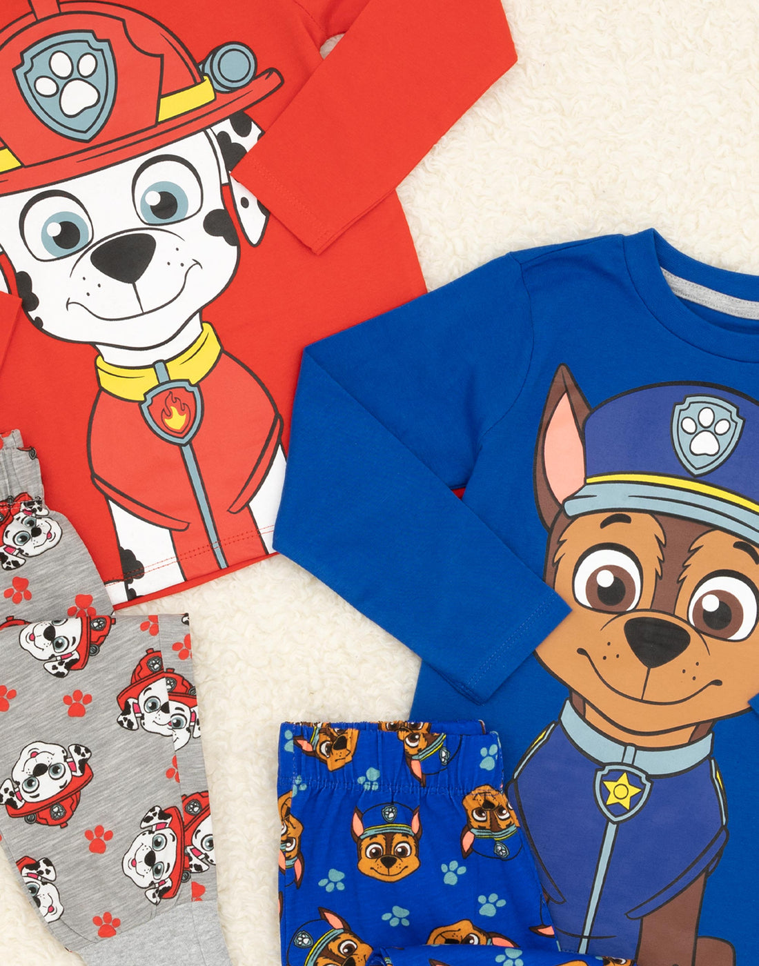 Paw Patrol Schlafanzug Für Kinder – Mit Chase, Marshall & Rubble, Kurzärmlig & Super Bequem