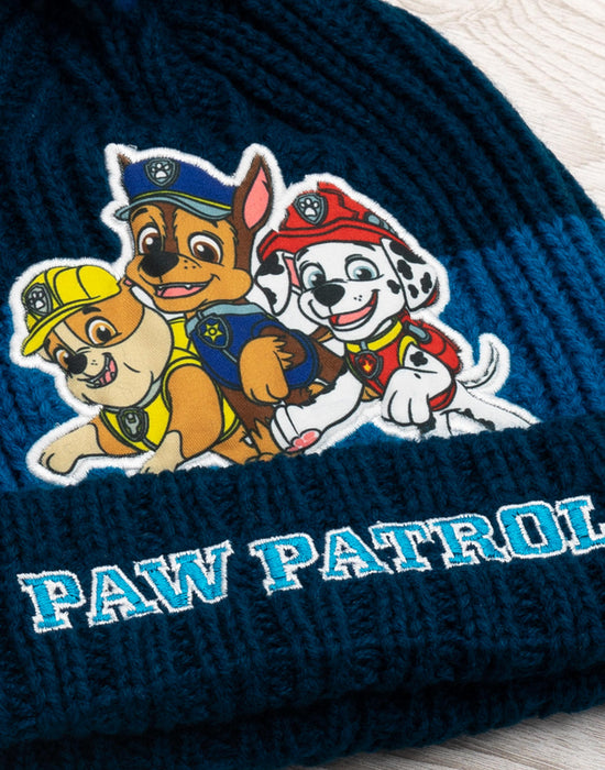 Paw Patrol Boys Knitted Hat and Gloves Set