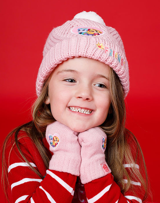 PAW Patrol Girls Knitted Hat and Glove Set
