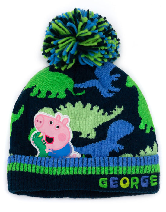 George Pig Boys Hat and Gloves Set