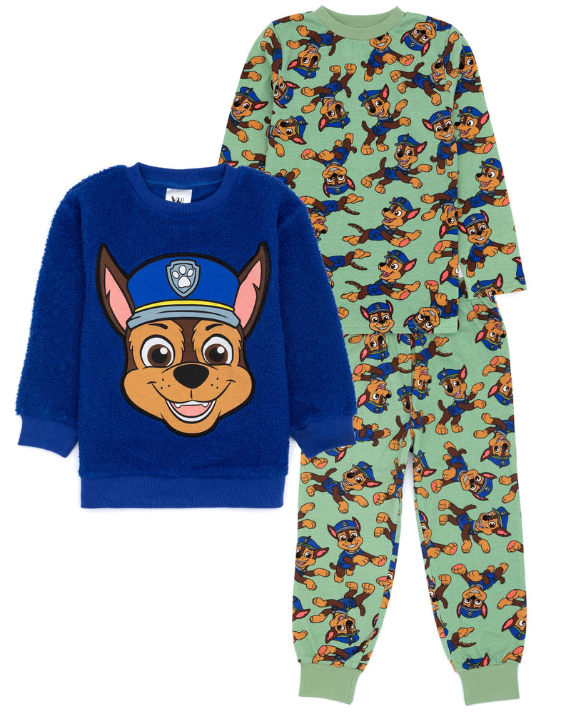 PAW Patrol 3 Piece Kids Pyjama Set With Teddy Borg Jumper