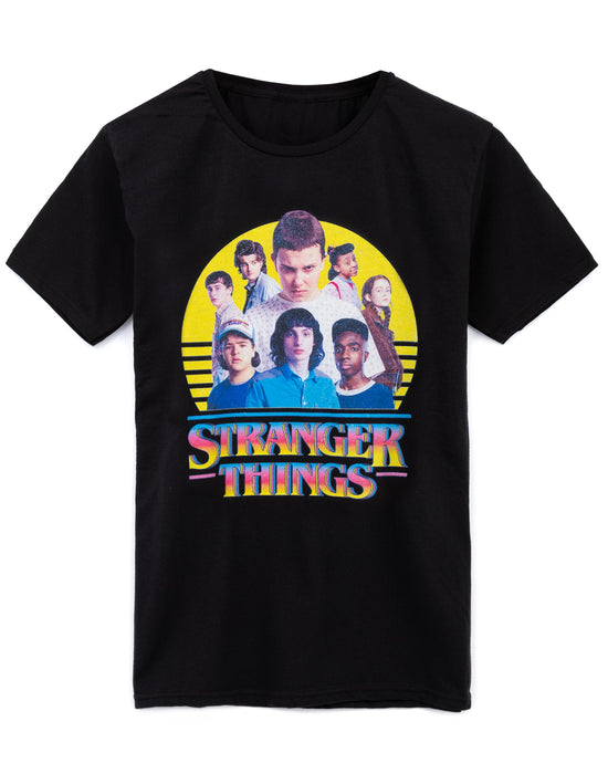 Stranger Things black T-shirt Kids