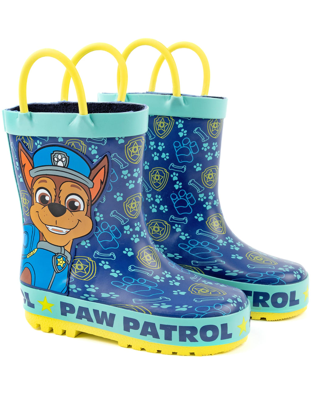 Crocs Rubber Boots Kids Paw Patrol Girls Tie Top Wellies Warm