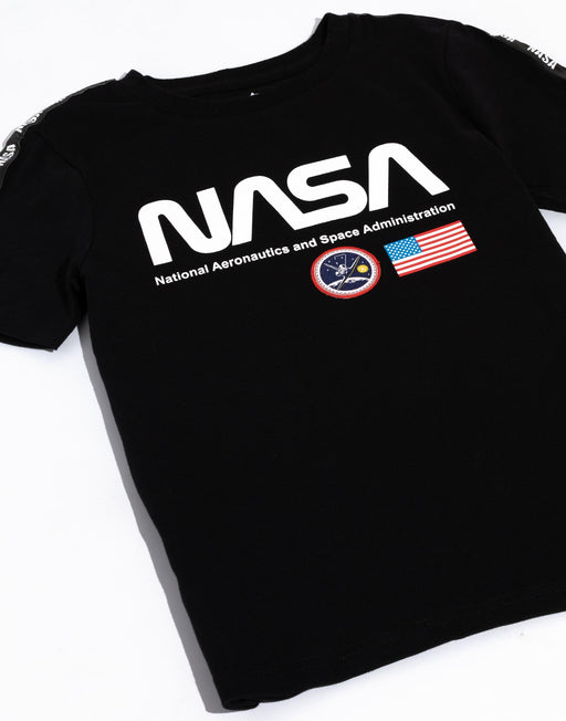NASA Kids Black T-Shirt