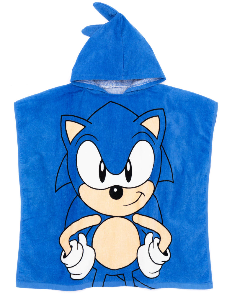 Sonic The Hedgehog Kids Towel | Super Soft Feel, Bounce Design | Perfect The Home, Bath, Beach & Swimming Pool | One Size 70cm X 140cm | 100% Cotton