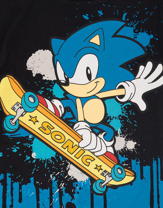 Sonic The Hedgehog Skater Kids T-Shirt