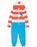 Where's Wally Onesie For Kids