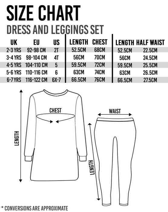 PAW Patrol Girls Sweater Dress And Leggings Set