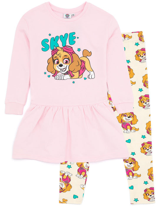 PAW Patrol Girls Sweater Dress And Leggings Set