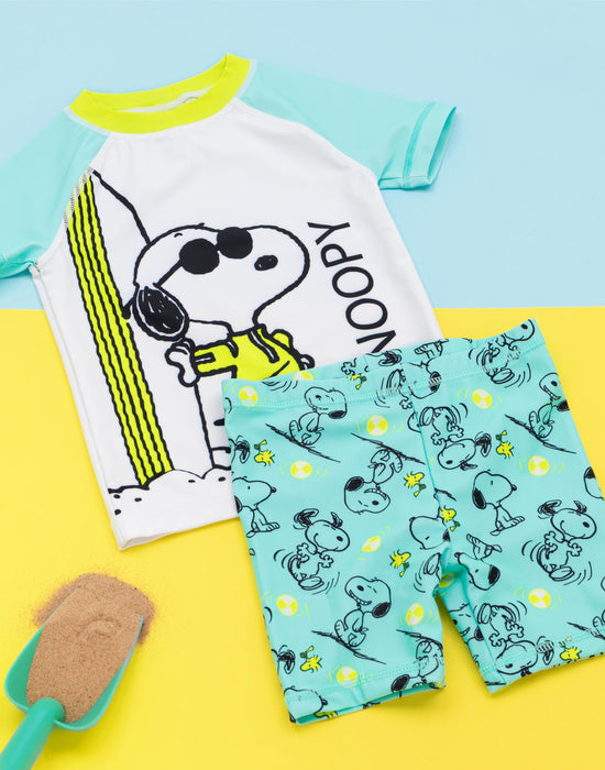 Snoopy Kids 2 Piece Swim Suit Set