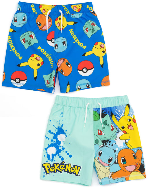 Pokemon Boys Swim Shorts 2 Pack