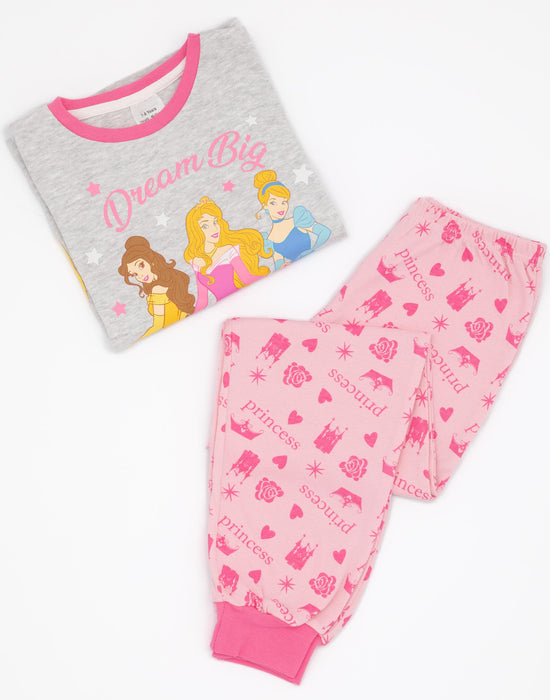 Disney Princess Girls Long Sleeve Pyjamas