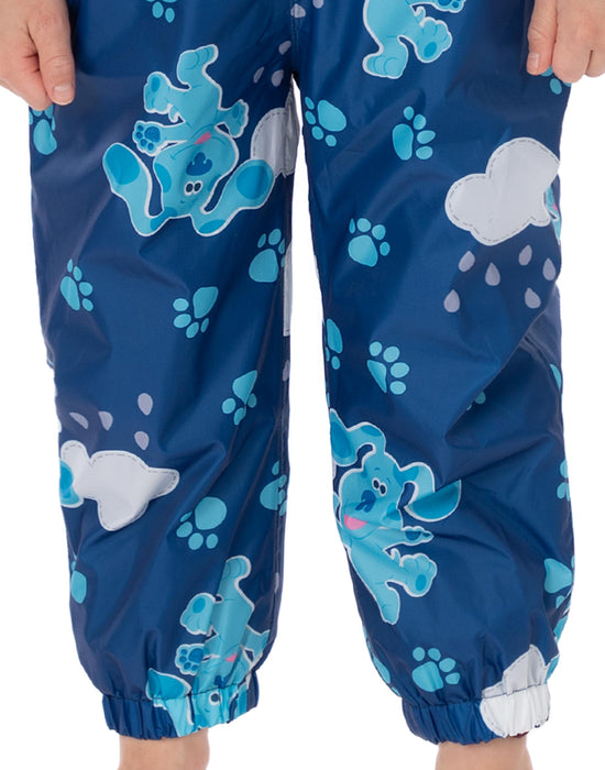 Blue's Clues & You! Kids All In One Raincoat Puddle Suit