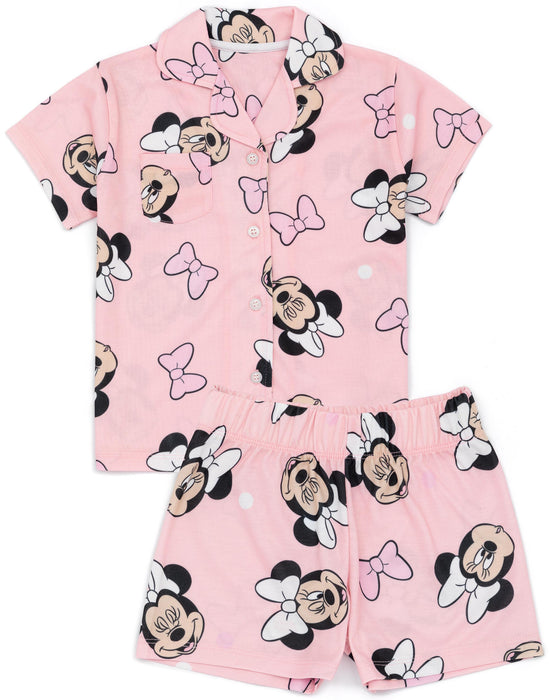 Disney Minnie Mouse Girls Short Pyjamas