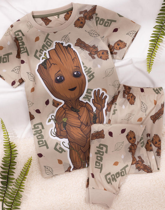 Marvel I Am Groot Boys Kids T-Shirt Trousers Pyjamas