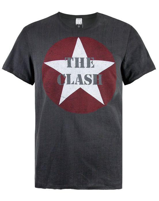 Amplified The Clash Star Logo Mens T-Shirt