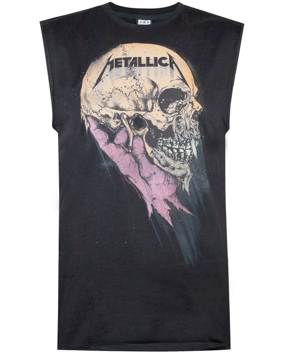 Amplified Metallica Sad But True Mens Sleeveless T-shirt
