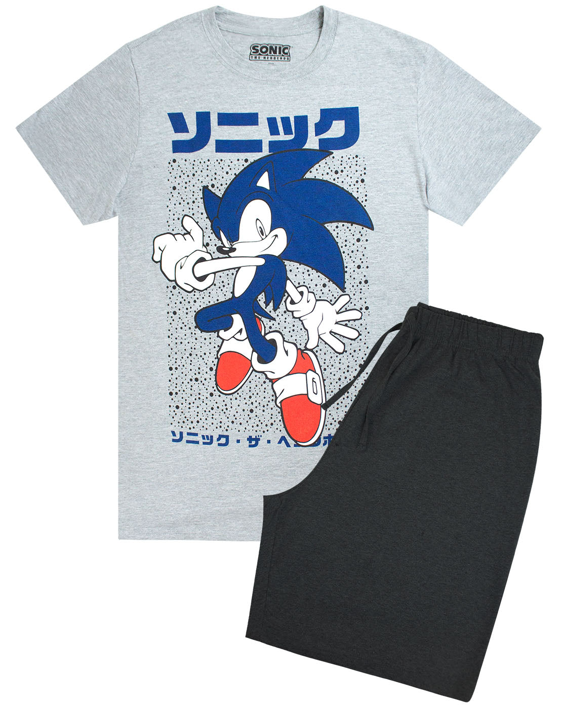 Sonic the Hedgehog Pyjama's | Sonic Heren Pyjama's | Katoenen Heren Pyjama Sets | Officiële Merchandise | Blauw | S