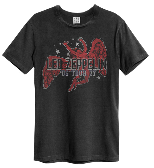 Amplified Led Zeppelin Icarus Tour 77 Mens T-Shirt