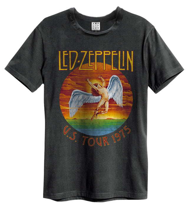 Shop Amplified Led Zeppelin Tour 75 Mens T-Shirt