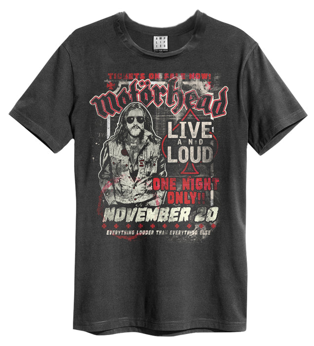 Amplified Motorhead One Night Only Mens T-Shirt