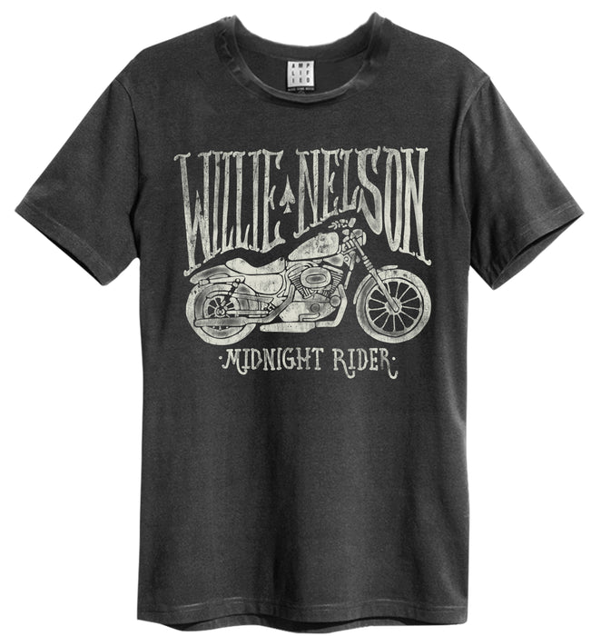 Amplified Willie Nelson Midnight Rider Mens T-Shirt