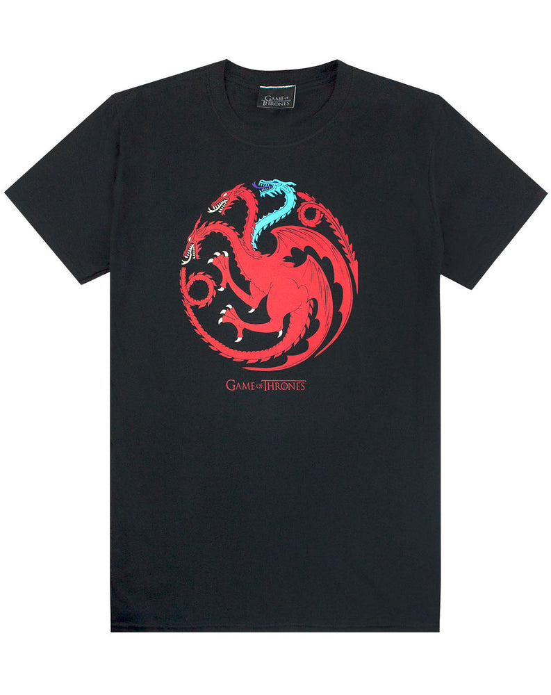 Game Of Thrones Ice And Fire Dragons Emblem Men's T-Shirt