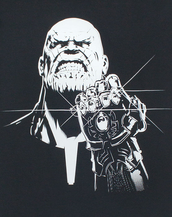 Marvel Avengers End Game Thanos Monocrome Mens T-Shirt