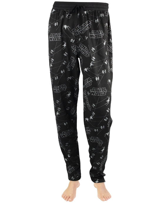 Star Wars Distressed Logo Men's Loungepants & T-Shirt Pyjama Set