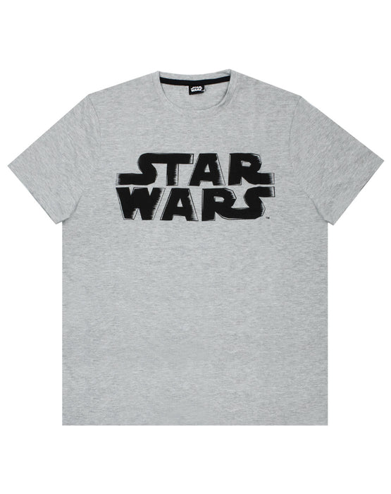 Star Wars Distressed Logo Men's Loungepants & T-Shirt Pyjama Set