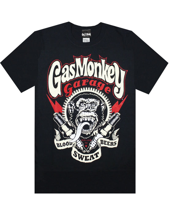 Shop Gas Monkey Garage Sparkplugs Men's T-Shirt