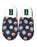 Rick And Morty Character Navy Blue Adults Mule Slip On Slippers